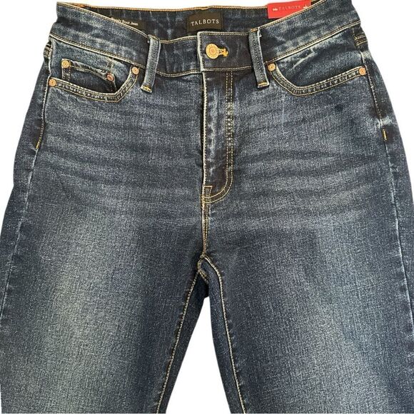 Talbots Barely Bootcut chaplain wash - new with tags size! Size 4 curvey fit! - Picture 12 of 14